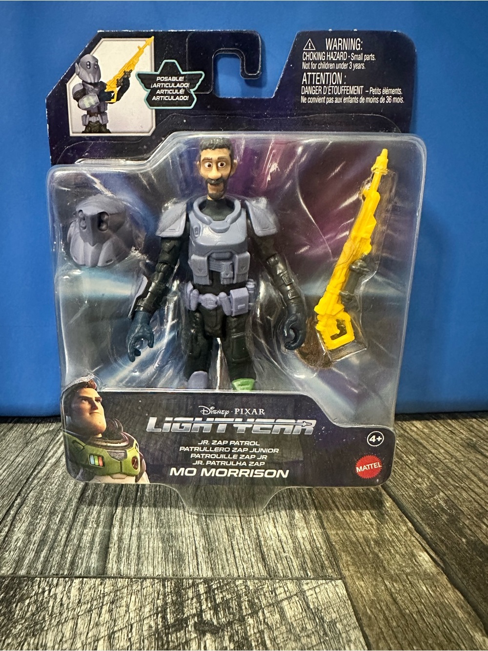 Disney Pixar Lightyear Mo Morrison Action Figure NIB Mattel
